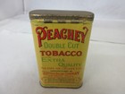 Vintage Advertising  Empty Peachy Vertical  Pocket  Tobacco Tin   D-47