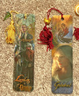 New Vintage Unused Lot Sale Of  5   Lord O t Rings Bookmarks W  Tassels   Charms