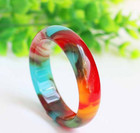 Natural Beautiful 10 Colour Jade Jadeite Bracelet Bangle 56-66mm Aaa