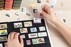 Stamp Collecting Album  7 Rows Pockets Stamp Book For Collectors  10 Sheets Stam