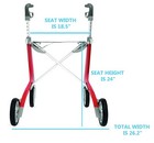 Black Byacre - Wide Carbon Ultralight Rollator World s Lightest Rollator Walker