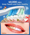 Electric Toothbrush For Adults With 8                                            Sonic White