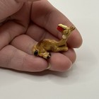 Vintage Old Hagen Renaker Camel With Fez Hat Miniature Figurine Trinket