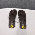 Roxy Women Flip Flops Sandals Size 9 Brown Rubber Thong Casual Beach Shoes