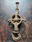Antique Vintage Cast Iron Porter Hay Trolley Drop Pulley Barn Farm