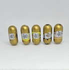 Lot Of 5 Limited Edition Gold Mighty Beanz 2004 Circus Collectible Series Rare