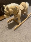 Sound N Light Animatronics Plush Rocking Horse Child Ride-on Toy Tan White 2014 