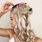 Hair Clips For Women Wide Teeth   Double-hinged Design Alligator Styling Section