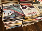  100  45 Rpm Records Random Lot Sleeved Jukebox Rock pop soul 70 s 80 s Vg  nm