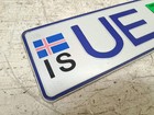 Iceland License Plate - Icelandic - Ueg49 - Authentic Used Plate