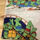 Vintage Teenage Mutant Ninja Turtles Sheet  twin Size  Tmnt Bed Sheet 