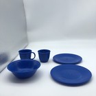 Step 2 Replacement Blue Dishes Lot Plates Cup Bowl