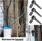 35 Pieces Maple Syrup Tree Tapping Kit 15 Maple Tree Taps Spiles Plastic Maple S