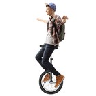24 In Outdoor Wheel Unicycle Skid-proof Bike Balance Training Adjustable Height
