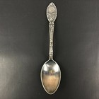 Vtg Antique Spoon Patent Alvin Silver Plate Plated Rose Pattern Patina Lovely 6 