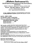 Brunson 545-190 Precise Level  Excellent Used W  Cal Cert 