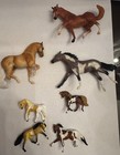 Breyer Horse Lot  3 Larger Horses And 4 Smaller stablemate 
