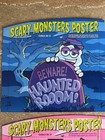 Vtg Boo Berry Frankenberry Count Chocula Cereal Box Panel Scary Monsters Poster