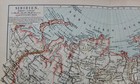 1900 s Siberia Russia  Antique German Map