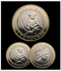 Gibraltar Coin   2 Pounds 2021 Xmas Monkey Barbarie Macaque Wrapper Christmas
