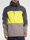 Dc Amo 13 Jacket Men s Large Dark Shadow Colorblock Waterproof Hooded Snowboard
