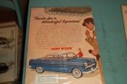 1950 s Lot Of 2 Aero Willys Car Made By Makers Of Jeep Vintage Ads