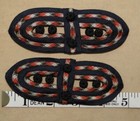 2 Lot Vintage 1930 s Hand Sewn Applique Trim Flapper Dress Art Deco 4 3 4  Nos