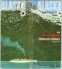1966 Canadian Pacific Alaska Princess Cruise Ship Advertising Brochure Steam 4k