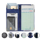Server Book Wallet For Waiter Waitress     Durable W  Metal Corners  Extra Pockets