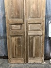 Antique French Double Doors  40x98 5  Raised Panel Doors  European Doors A620