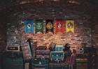 Harry Potter Hogwarts House Set Of 5 House Flag Banners 12  X 20  Each New 