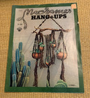 3 Vintage 70s Macrame Pattern Instruction Books Hand Tied Knots Crafts