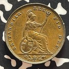 1826 Great Britain 1 Farthing Lot t5452 Nice 