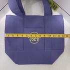 Trader Joe s Nwt Ltd  Ed  Mini Canvas Collectible Tote  Purple green  In Hand 