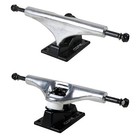 Longboard Package Trucks 76 Bigfoot Green Swirl Wheels