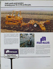 1980  s Fiat Allis Model 10-cta Tractor Crawler  Brochure