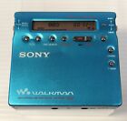 Sony Mz-r900 Blue Walkman Mdlp Portable Md Player Recorder - Excellent