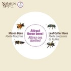 Attract Mason Bees   Leafcutters With Stylish Bee House - Natural Pollination
