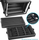 6u Rack Case Shallow 12  Depth 19  Rackmount Flight Cases Shockproof Mount Racks