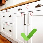 Cabinet Locks Child Safety Latches Baby Proof Lock Drawer Door 6 Pcs White Gift