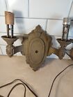Art Deco 1920   s Riddle Co  Double Candle Fixture sconces   Bronze   For Refurb