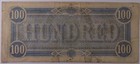 1864  100 Confederate States Of America Lucy T-65 Vf