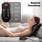 Back Neck Massager With Heat 3d Kneading Pillow Pain Relief