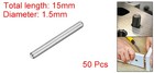50pcs Dowel Pins M1 5 1 5mm  X 15mm Stainless Steel Shelf Support Peg Pin Rod