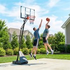 Basketball Hoop  8-10ft Adjustable Basketball Goal  Hand-crank Lift