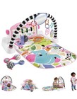 Baby Musical Toy Set Glow And Grow Kick   Play Piano Gym Pink Playmat With 2