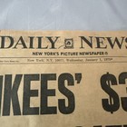 Yankees Win World Series Daily Newspaper 1975