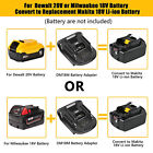 Usb Battery Adapter For Dewalt 20v Milwaukee 18v Convert To Makita 18v Tool