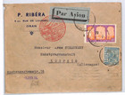 France Cols Algeria Cover 1934  german Air Mail  Oran-berlin 3f25c Leipzig Yv260