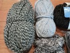 Lot 14 Skeins Gray Yarn Wool Fiber Variety Stonewash Marble Recycled Tonal Blend